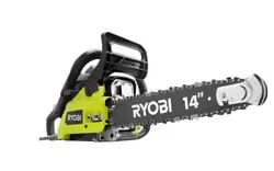 RYOBI 14 in. 37cc 2-Cycle Gas Chainsaw.