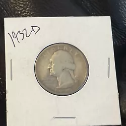 1932-D Washington Quarter 25¢- Nice Coin.