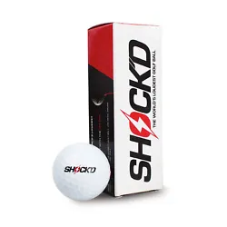 SHOCKD Golf Ball. Model: SHOCKD. Makeup: 3-BALL SLEEVE.