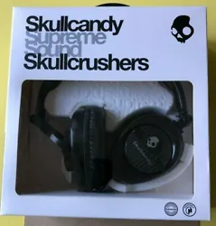 Skullcandy Skullcrusher Over-Ear Headphones. Equipped with 30mm power drivers and 30mm subwoofers, these headphones...