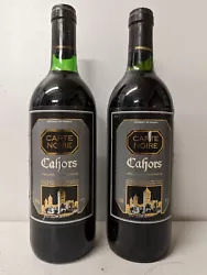 2 BOUTEILLES DE CAHORS - AOC. Grand vin du Sud-Ouest - Cahors. Appellation : Cahors. 2 bouteilles de vin, 750 ml. Ma...