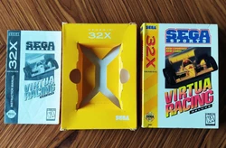 Livret et coffret Virtua Racing Deluxe pour la console Sega 32x en très bon état. Uniquement boîte et manuel, sans...