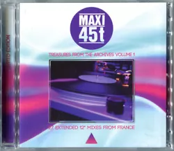 2 CD COMPILATION. VERSIONS MAXI RARES. MAXI 45 T. 13 Christophe Jenac (Nous navons pas choisi ce monde) Spécial Remix...