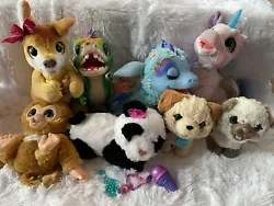 I’m selling a large lot of 8 FurReal friends. All work, but may need batteries. They are all in very good condition...