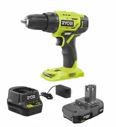RYOBI Cordless 1/2 in. The drill/driver features a 1/2 in. Drill/Driver includes a double ended bit.