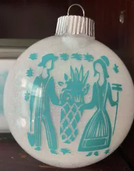 Pyrex Butterprint Ornament. Vintage inspired Christmas ornament. All ornaments are handmade! Glitter is on the inside...