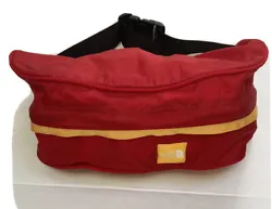 Vintage The North Face Red Lumbar Hiking Waist Bag Fanny Accessories Pack. Condition is 