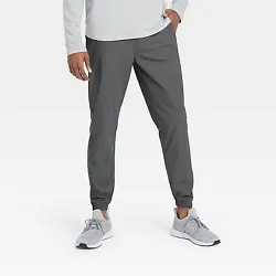These warp knit fabric running pants were thoughtfully designed with reflective detailing to make early morning and...