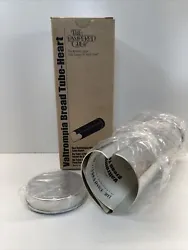 THE PAMPERED CHEF Valtrompia Aluminum Bread Tube Heart #1560.