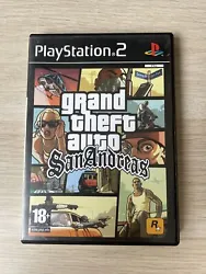 GRAND THEFT AUTO SAN ANDREAS COMPLET BOÎTE NOTICE SONY PS2 PAL.