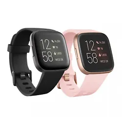 The Fitbit Versa 2 watch lets you stay on top of your daily activities with its water-resistant design and lightweight...