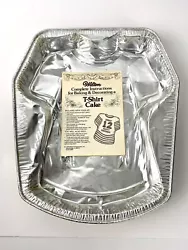 Vintage Wilton T-SHIRT Aluminum Foil CAKE PAN #3218-206A w/instructions - 1978. Condition is Used.