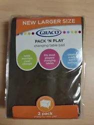 Graco Pack N Play Changing Table Pad (2-pack) Arden Brown New & Sealed. Condition is 