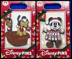 Christmas Pin Lot 2022. Never a fake or scrapper sold by us. Disney Parks. Mickey Mouse. FREE scheduling, supersized...