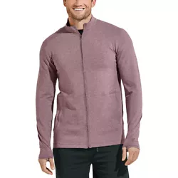 Our sun-smart Men?s Jacket is the perfect piece to layer with your other Coolibar favorites. Mock neck to thumbholes,...