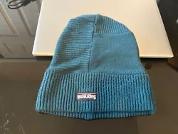 Supreme Patchwork Beanie Teal Used. Worn and washed a lot. Has somewhat lopsided construction at the top of the head.