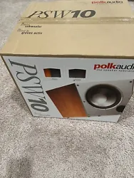Polk Audio PSW10 10in Powered Subwoofer Single Black.Brand new in box. Never opened. I will ship same day, or next day...