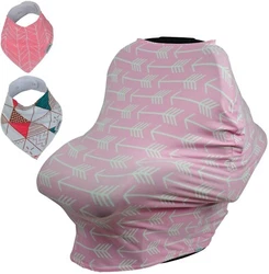 This will make a perfect baby shower gift! Keep baby dry with fashionable 100% cotton front withfleece backing drool...