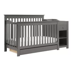 The versatile Piedmont 4-in-1 crib is now available in a crib and changer combo. After converting to a full size bed,...