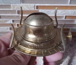 Vintage Unused #2 size Eagle Oil Lamp Burner in good overall condition with no damage and normal wear from age. The 1...