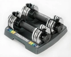 A durable steel construction will help your adjustable dumbbell withstand your most intense weight lifting sessions,...