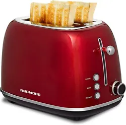 With 3 different operations, 1 toaster can satisfy all your needs Easy to Use Bagel, Defrost, Cancel function. You can...