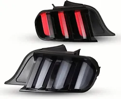 LED Tail lights fit for 2015-2020 Ford Mustang. Tail lights are sold in a pair: include left side (driver side) and...