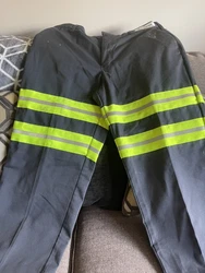 Used High Visibility Reflective Uniform Work Pants Cintas Lot Of 3. Barely usedThe one pair had a few stains on it...