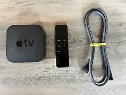 Apple TV 4th Generation 32GB HD Media Streamer - Black - A1625. Condition is Used. Shipped with USPS Priority Mail....