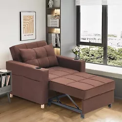 This versatile furniture piece easily and quickly transforms into an armchair, a guest bed, or a recliner, adapting to...