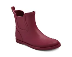 These pull-on ankle-height rain boots feature a simple chic design that shell love. Pair these stylish rain boots with...