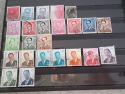 Lot timbres Belgique.