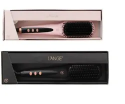 LAnge Le Vite hairbrush straightener. Power cord is heat proof up to 450 degrees Fahrenheit. Double negative ion...
