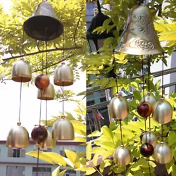 The wind swinging the bells, sounds sweet, charming. Bring beauty and music to your indoor or outdoor space.
