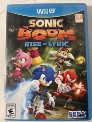 Sonic Boom Rise of Lyric Nintendo Wii U 2014.