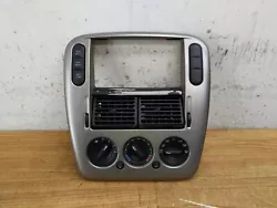 Explorer Radio Climate Control Unit Trim Bezel Center Dash AC Heater Temperature. Condition is Used. Shipped with USPS...