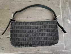 Fendi Purse. 100% Authentic. Black with silver hardware.  Pre-owned  with signs of wear to include color fading and...