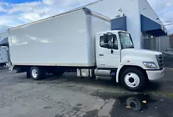 2013 Hino 268 24ft Box Truck 194980 Miles,220 Hp Diesel, Hydraulic Lift Gate, Inside two bucket seats, Tilt, Cruise...