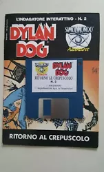 Bellissimo Videogioco Amiga 500 Dylan Dog n. 2 Ritorno al Crepuscolo Simulmondo con Albo. Ottime condizioni. Albo...