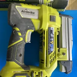 AS-IS Ryobi 18V ONE+ 23ga Cordless Pin Nailer Gun P318. Condition is For parts or not working. Shipped with USPS...