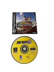 Tony Hawks Pro Skater 2 (Sony PlayStation 1, PS1, 2000) Disc Manual Only.