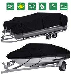 Pontoon Boat Cover Size( 2 sizes available) Made of heavy duty and strong waterproof oxford fabric,wont shrink or...