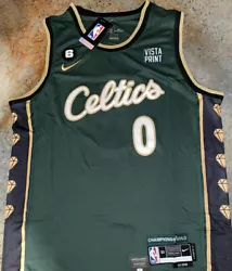Nike Jayson Tatum Boston Celtics City Edition Jersey Mens Large.