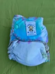 Loveybums Medium Sky Blue Tie Dye Recycled T-Shirt Diaper . Condition is New with tags. Shipped with USPS First Class...