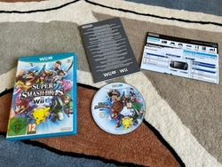 SUPER SMASH BROS. NINTENDO WII U. DVD ETAT NEUF.