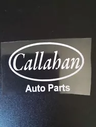 Callahan auto parts sticker decal Tommy boy nostalgia vintage! This listing is for a vinyl car sticker,  size is 4x3...