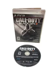 Call of Duty Black Ops 2 II Playstation 3 PS3 Game Tested, No Manual