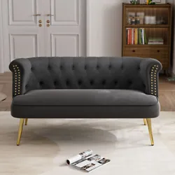 Perfect for small living spaces and stylish bedrooms, this accent loveseat is the perfect combination of comfort and...