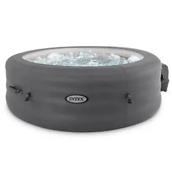Model SimpleSpa. Let your worries bubble away and unwind in the relaxing Intex Simple Spa Inflatable Hot Tub with...