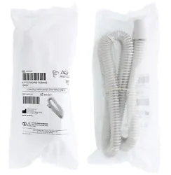AG Industries CPAP grey standard tubing. Made to fit most CPAP machines. 6 tube with 22mm cuff connector.